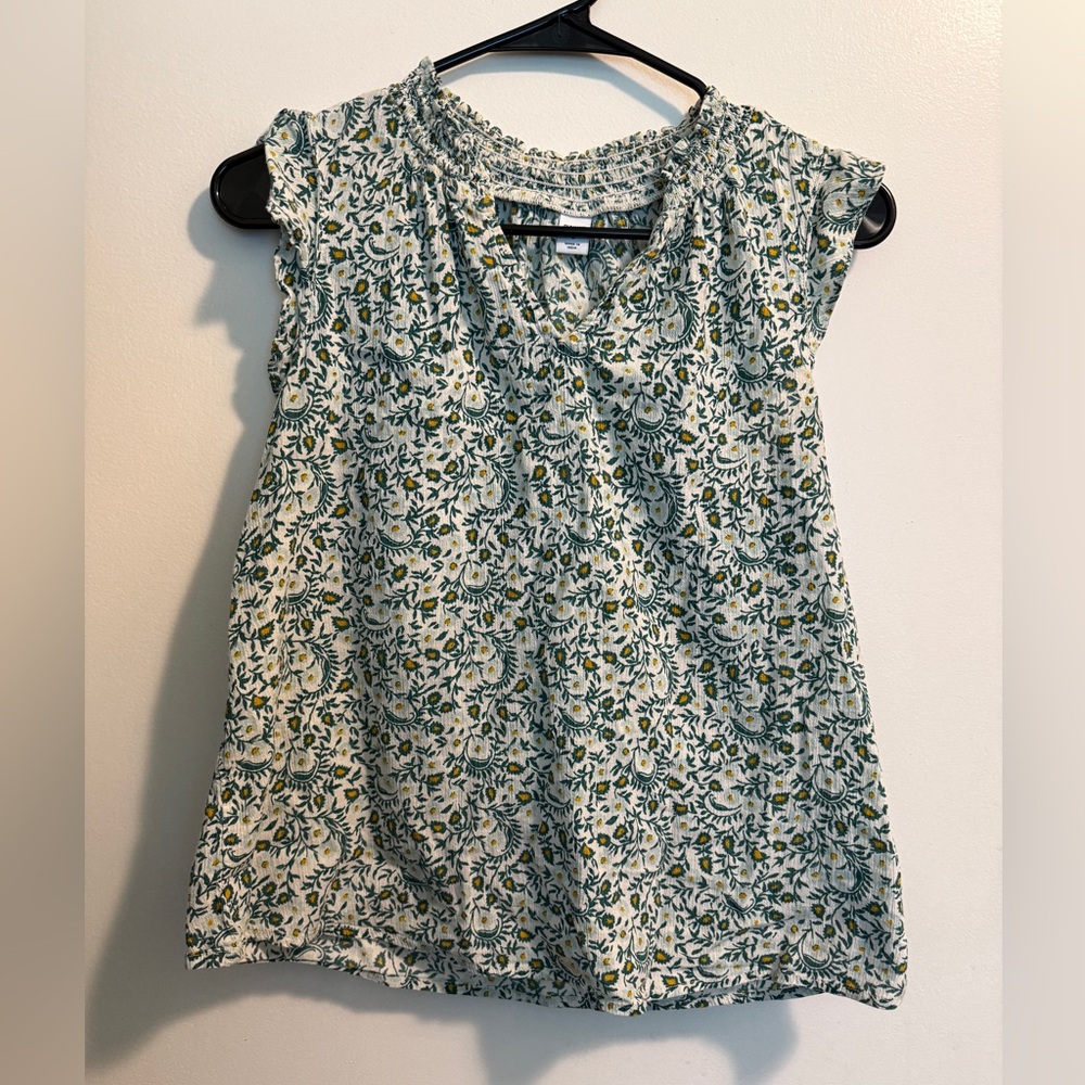 Floral smock top